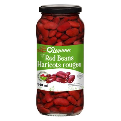 O'legumes Haricots Rouges Biologique O'legumes Haricots Rouges Biologique