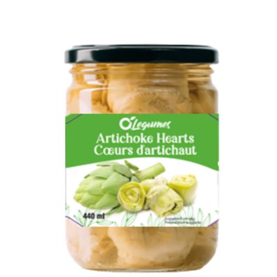 O'LEGUMES COEURS D'ARTICHAUT 440ML O'LEGUMES COEURS D'ARTICHAUT 440ML