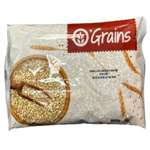 O'GRAINS SHELLED WHEAT WHITE COLOR 908g