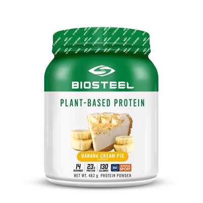 Biosteel Protéines végétales Tarte à la crème de banane 462g Biosteel Protéines végétales Tarte à la crème de banane 462g