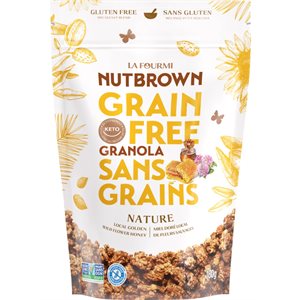 Fourmi Bionique Nutbrown Granola Mélange Petit-Déjeuner Nature Miel Doré & Racine de Maca 180 g