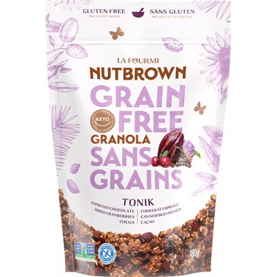 Fourmi Bionique Nutbrown Granola Mélange Petit-Déjeuner Tonique 180 g Fourmi Bionique Nutbrown Granola Mélange Petit-Déjeuner Tonique 180 g