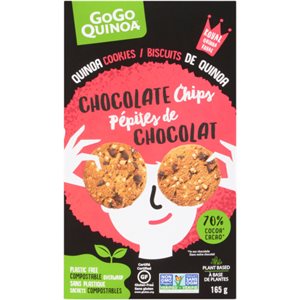 GoGo Quinoa Cookies Chocolate Chips 165 g 