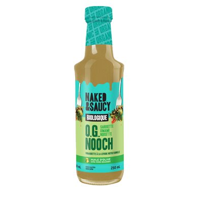 Naked&Saucy Vinaigrette Levure Nutritionnelle Originale Bio 250ml Naked&Saucy Vinaigrette Levure Nutritionnelle Originale Bio 250ml