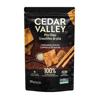 Cedar Valley Pita Chips-Cinnamon Sugar 180g