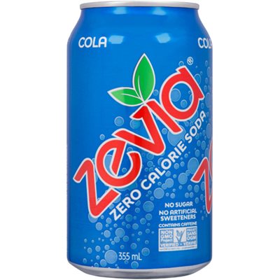 Zevia Soda Zéro Calorie Cola 355 ml Zevia Soda Zéro Calorie Cola 355 ml