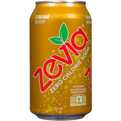 Zevia Soda Zéro Calorie Soda Mousse 355 ml Zevia Soda Zéro Calorie Soda Mousse 355 ml