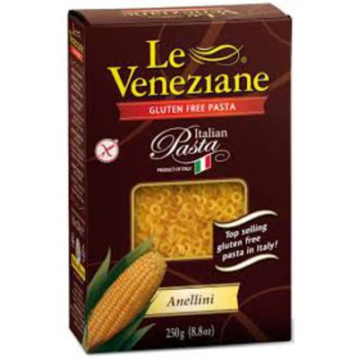 LE VENEZIANE ANELLINI SANS GLUTEN (AU MAIS) 250G LE VENEZIANE ANELLINI SANS GLUTEN (AU MAIS) 250G