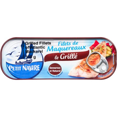 Petit Navire Filets de Maquereaux le Grillé 110 g Petit Navire Filets de Maquereaux le Grillé 110 g