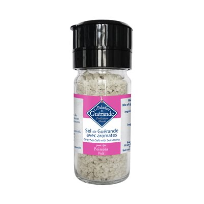 Le Paludier Sel de mer gris avec assaisonnement pour poisson (moulin) 70 g Le Paludier Sel de mer gris avec assaisonnement pour poisson (moulin) 70 g
