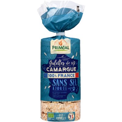 Priméal Galettes de Riz de Camargue Sans Sel 13 Galettes 130 g Priméal Galettes de Riz de Camargue Sans Sel 13 Galettes 130 g