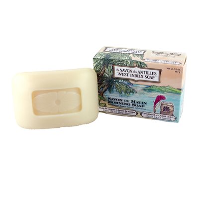 Savon des Antilles Savon Matin-Gingembre et poudre de riz Savon des Antilles Savon Matin-Gingembre et poudre de riz