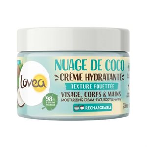 Lovea Crème hydratante Nuage de Coco 200ml