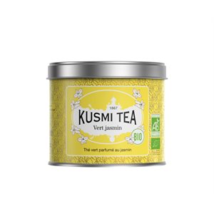 KUSMI Green Jasmine thé vert Bio - Boîte métal 90gr