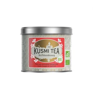 KUSMI St.Petersburg thé noir Bio - Boîte métal 100gr