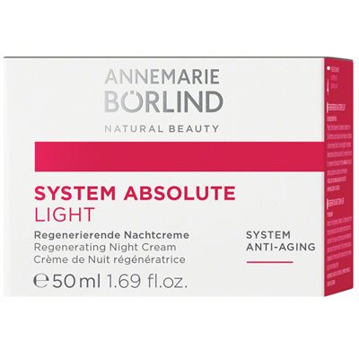 Anne Marie Borlind Créme de Nuit Régénératrice Légére System Absolute 50ml Anne Marie Borlind Créme de Nuit Régénératrice Légére System Absolute 50ml