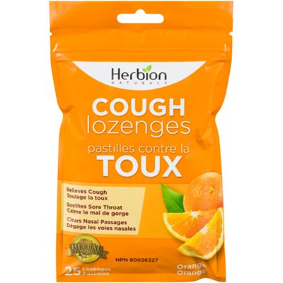 Herbion Naturals Pastilles Contre la Toux Orange 25 Pastilles Herbion Naturals Pastilles Contre la Toux Orange 25 Pastilles