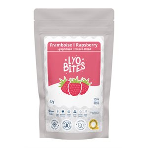 LYOBITES FRAMBOISES LYOPHILISÉES 22G