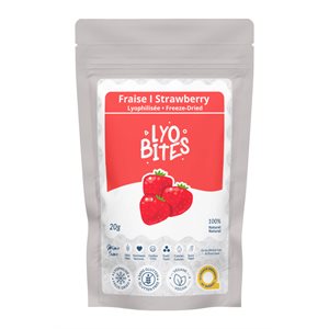 LYOBITES FRAISES LYOPHILISÉES 20G