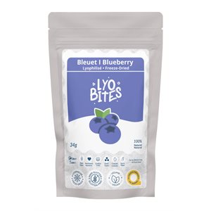 LYOBITES BLEUETS LYOPHILISÉS 34G