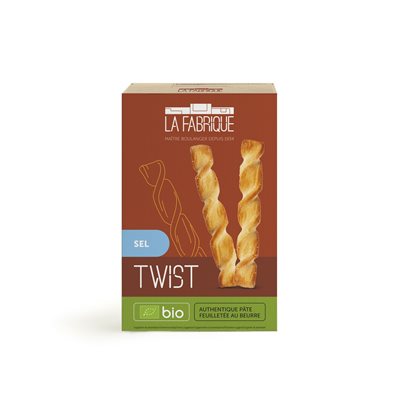 La Fabrique Biscuits feuilletés salés au beurre 100g La Fabrique Biscuits feuilletés salés au beurre 100g