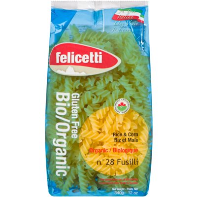 Felicetti n° 28 Fusilli Organic Gluten Free Rice & Corn 340 g 