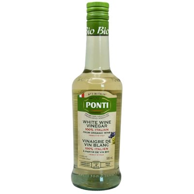 Ponti Vinaigre De Vin Blanc 100% Italien Bio Ponti Vinaigre De Vin Blanc 100% Italien Bio