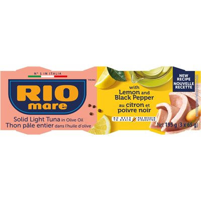 Rio Mare Tuna in Olive Oil with Lemon & Pepper