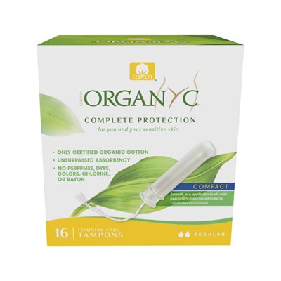 Organyc Compact 16 Tampons Regular