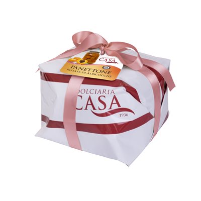 Dolciaria Casa - Panettone Fourré À La Crème D'Abricot 650G 