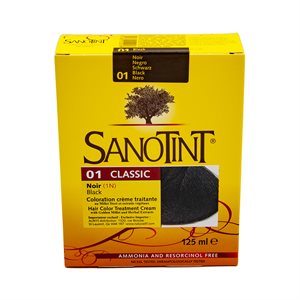 Sanotint CLASSIC 01 Noir (1N) 125 ml