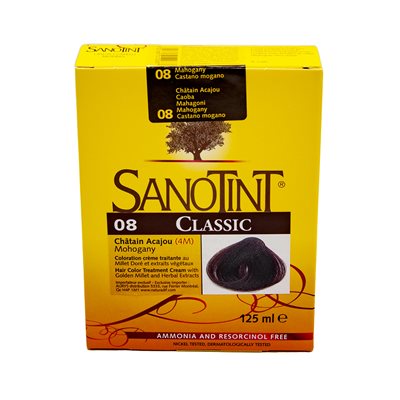 Sanotint CLASSIC 08 Chatain Acajou (4M) 125 ml Sanotint CLASSIC 08 Chatain Acajou (4M) 125 ml