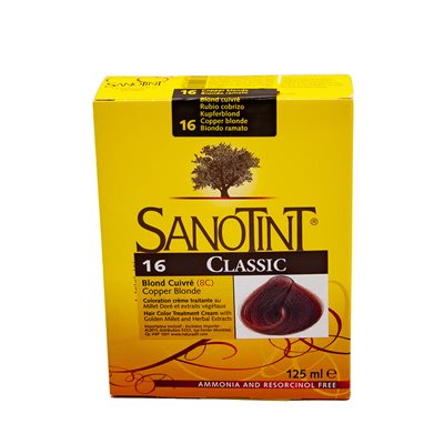 Sanotint CLASSIC 16 Blond Cuivré (8C) 125 ml Sanotint CLASSIC 16 Blond Cuivré (8C) 125 ml