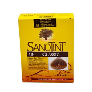Sanotint CLASSIC 19 Blond Trés Clair (10N) 125 ml