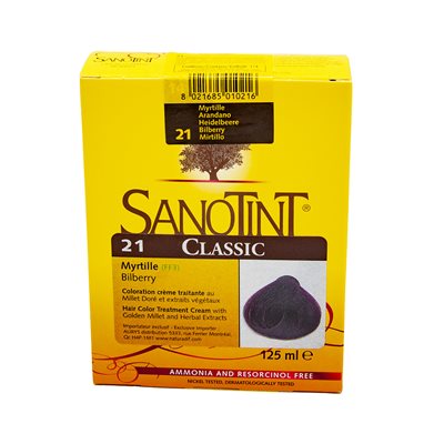 Sanotint CLASSIC 21 Myrtille (FF3) 125 ml Sanotint CLASSIC 21 Myrtille (FF3) 125 ml