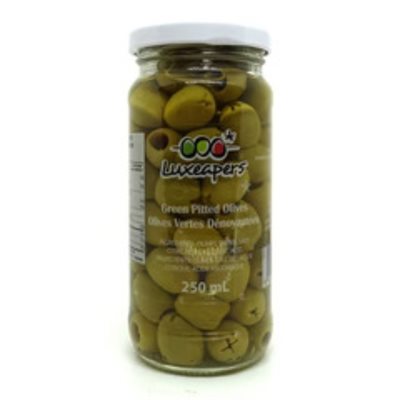 Luxeapers Green Pitted Olives 250 ml 
