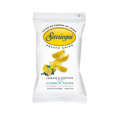 Sarriegui Potato Chips Lemon & Pepper 125g