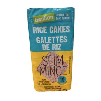 Benlian Galettes De Riz Mince Lin&Tournesol Benlian Galettes De Riz Mince Lin&Tournesol